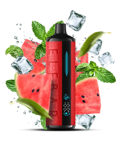 Одноразка Elf Bar E-Shisha 12000 "Watermelon Mint" зі смаком кавуна та м'яти