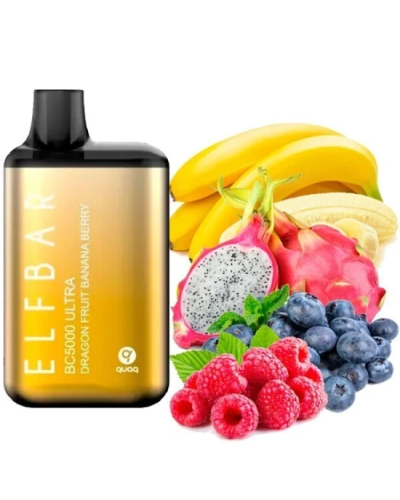 Одноразка ELF BAR BC 5000 Ultra Dragon Fruit Banana Berry (маракуйя, банан, ягоды)