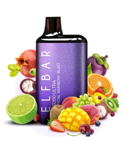Одноразка ELF BAR BC 5000 Ultra Tropical Rainbow Blast (тропічні фрукти)