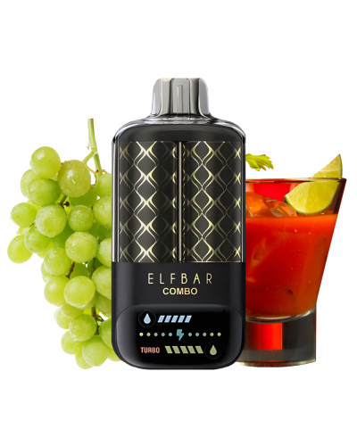 Одноразка Elf Bar Combo 25000 "Grape-Mary Drink" (виноград - кровавая мэри)