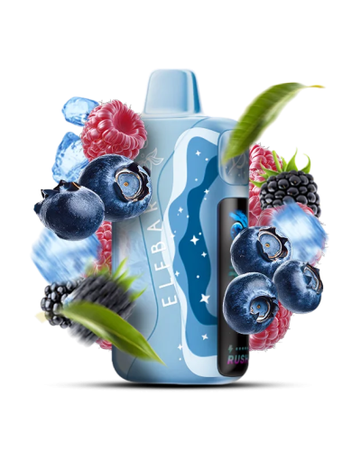 Одноразка Elf Bar Lush King Pro 40000 "Blue Razz Ice" Блакитна малина з льодом