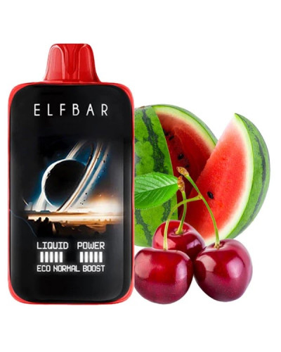 Одноразка ELF BAR MoonNight 40000 "Cherry Watermelon" вишня кавун