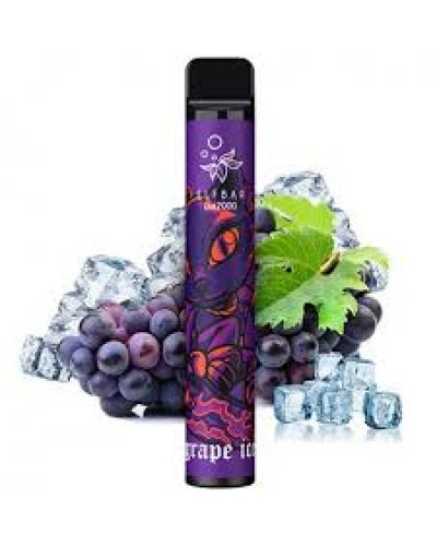 Одноразка ELF BAR Lux 2000 "Grape Ice" зі смаком виноград лід