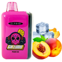 Одноразка ELF BAR GH 23000 "Peach ice" зі смаком персик з льодом
