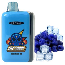 Одноразка ELF BAR GH 23000 "Blue raz ice" зі смаком блакитна малина лід