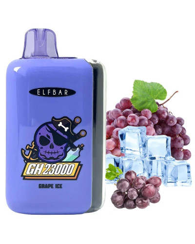 Одноразка ELF BAR GH 23000 "Grape lce" со вкусом виноград лед