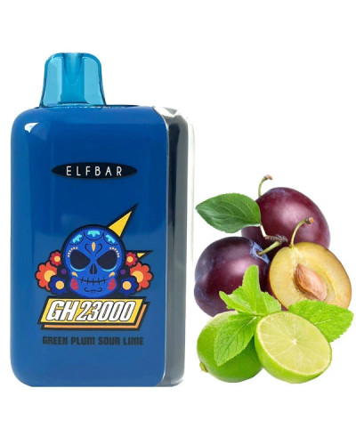 Одноразка ELF BAR GH 23000 "Green Plum Sour Lime" зі смаком зелена слива кислий лайм