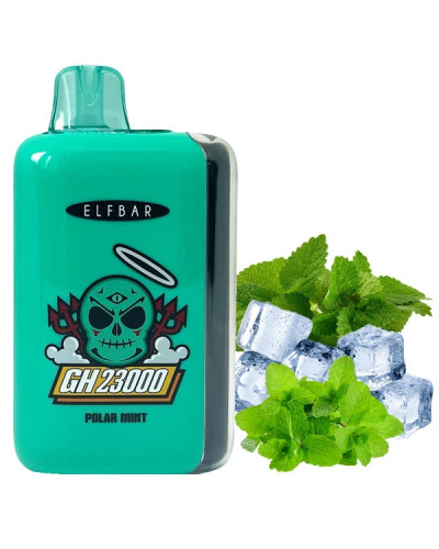 Одноразка ELF BAR GH 23000 "Polar Mint" со вкусом сладкая мята
