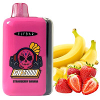 Одноразка ELF BAR GH 23000 "Strawberry Banana" зі смаком полуниця банан