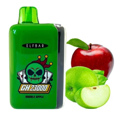 Одноразка ELF BAR GH 23000 "Double Apple" зі смаком яблука