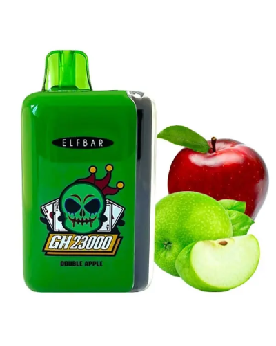 Одноразка ELF BAR GH 23000 "Double Apple" зі смаком яблука