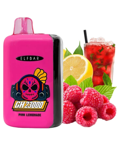 Одноразка ELF BAR GH 23000 "Pink Lemonade" зі смаком рожевий лимонад