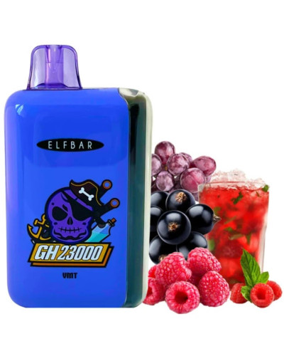 Одноразка ELF BAR GH 23000 "VMT" со вкусом виноград малина смородина