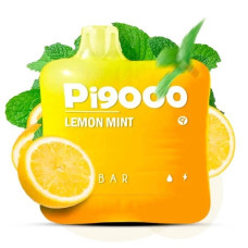 Одноразка ELF BAR Pi 9000 затяжок "Lemon Mint" зі смаком лимон м'ята