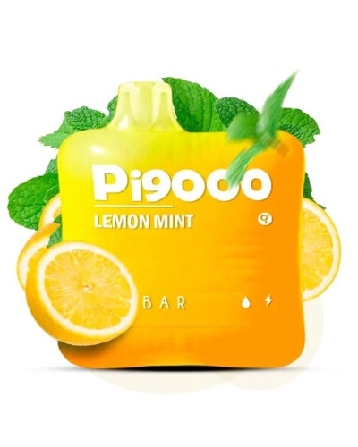 Одноразка ELF BAR Pi 9000 затяжек "Lemon Mint" со вкусом лимон мята