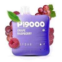 Одноразка ELF BAR Pi 9000 затяжок "Grape raspberry" зі смаком виноград малина