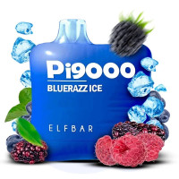 Одноразка ELF BAR Pi 9000 затяжек "Blue Razz Ice" со вкусом голуба малина лед