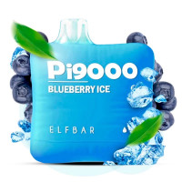 Одноразка ELF BAR Pi 9000 затяжек "Blueberry Ice" со вкусом черника лід
