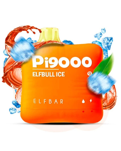 Одноразка ELF BAR Pi 9000 затяжек "Elfbull Ice" со вкусом энергетик лед