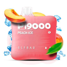Одноразка ELF BAR Pi 9000 затяжок "Peach Ice" зі смаком персик лід