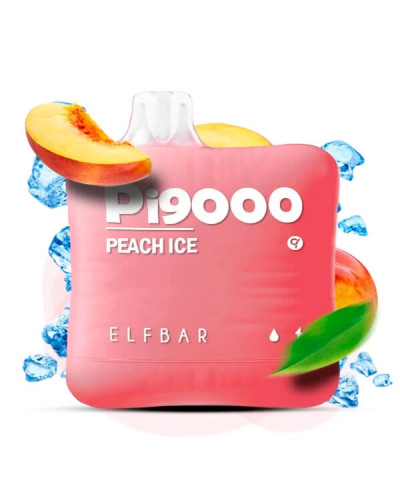 Одноразка ELF BAR Pi 9000 затяжек "Peach Ice" со вкусом персик лед
