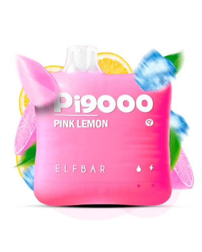 Одноразка ELF BAR Pi 9000 затяжек "Pink Lemon" со вкусом розовый лимон