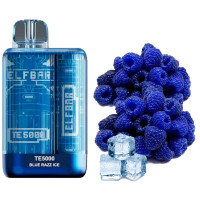 Одноразка ELF BAR TE5000 затяжок "Blue Razz Ice" зі смаком блакитна малина лід