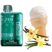 Одноразка ELF BAR TE5000 затяжок "Vanilla Ice Cream" зі смаком ванільного морозива