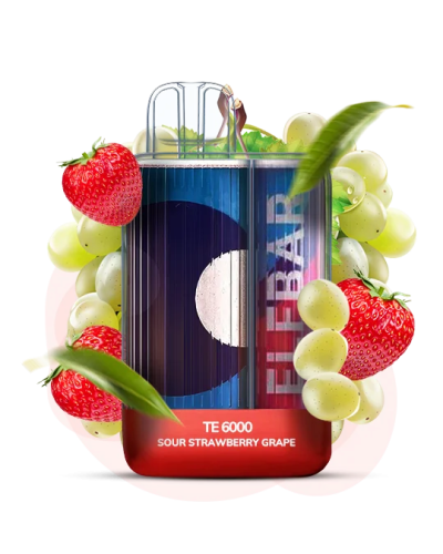 Одноразка Elf Bar TE6000 Sour Strawberry Grape (кисла полуниця виноград)