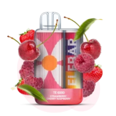 Одноразка Elf Bar TE6000 Strawberry Cherry Raspberry (полуниця вишня малина)