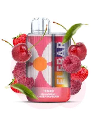 Одноразка Elf Bar TE6000 Strawberry Cherry Raspberry (полуниця вишня малина)