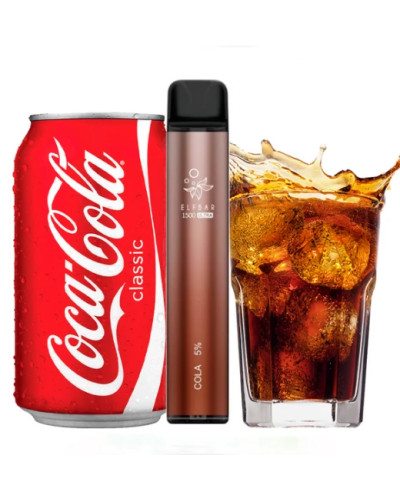 Одноразка ELF BAR 1500 Ultra "Cola" со вкусом кола