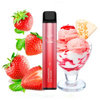 Одноразка ELF BAR 1500 Ultra "Strawberry Ice Cream" зі смаком полуничне морозиво