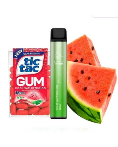 Одноразка ELF BAR 1500 Ultra "Sour Watermelon Gummy" кислая арбузная жвачка