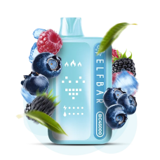 Одноразка ELF BAR BC 45000 "Blue razz ice" зі смаком блакитна малина лід
