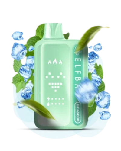Одноразка ELF BAR BC 45000 "Double Mint" со вкусом двойная мята