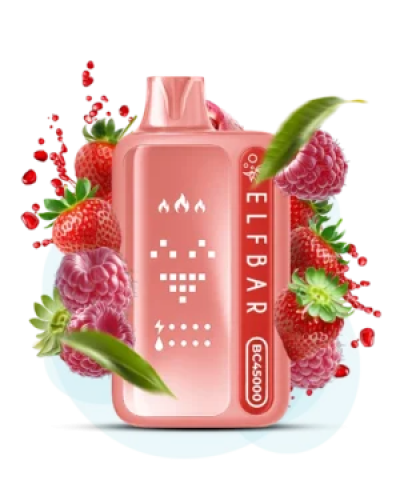 Одноразка ELF BAR BC 45000 "Red Raspberry Strawberry" со вкусом красная малина и клубника