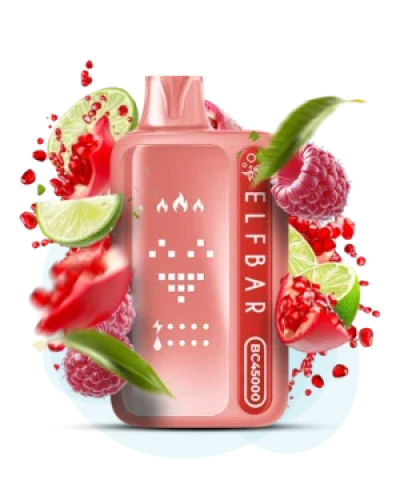 Одноразка ELF BAR BC 45000 "Pomegranate Raspberry Lime" со вкусом гранат, малина, лайм