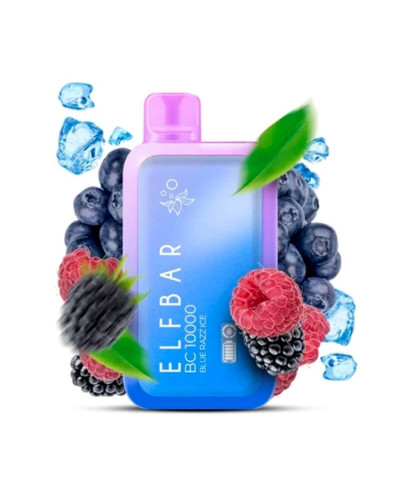 Одноразка ELF BAR BC 10000 затяжек "Blue Raz Ice" со вкусом голубая малина лед