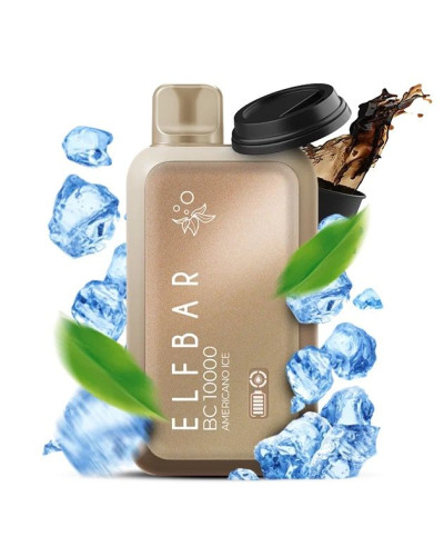 Одноразка ELF BAR BC 10000 затяжек "Americano Ice" со вкусом кофе