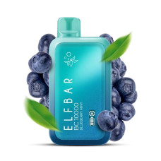Одноразка ELF BAR BC 10000 затяжок "Blueberry Mint" зі смаком чорниця м'ята