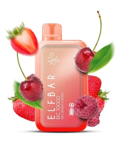 Одноразка ELF BAR BC 10000 затяжек "Red Berry Cherry" со вкусом красная ягода вишня