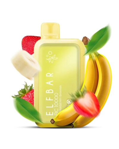 Одноразка ELF BAR BC 10000 затяжек "Strawberry Banana" со вкусом клубника банан