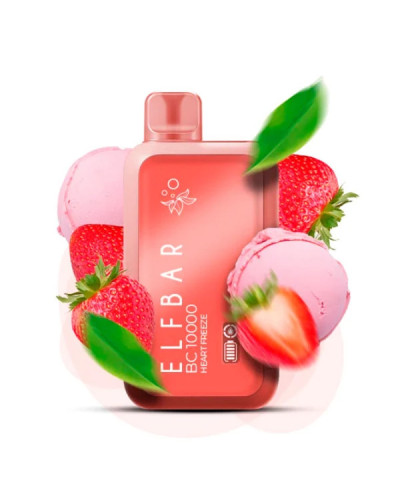 Одноразка ELF BAR BC 10000 затяжек "Strawberry Ice Cream" со вкусом клубничное мороженое
