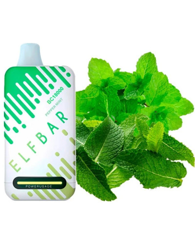 Одноразка ELF BAR BC 18000 затяжек "Pepper Mint" со вкусом мята