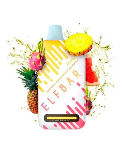 Одноразка ELF BAR BC 18000 затяжок "Pineapple Dragonfruit Grapefruit" зі смаком ананас драгонфрукт грейпфрут