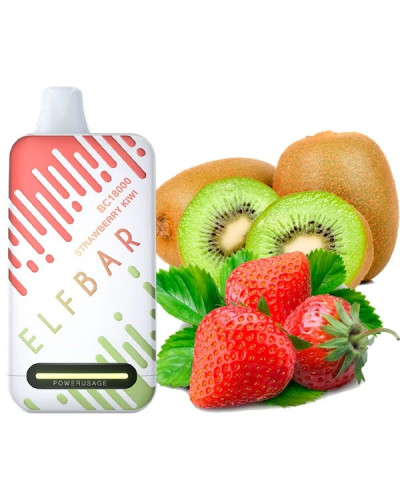 Одноразка ELF BAR BC 18000 затяжек "Strawberry Kiwi" со вкусом клубника киви