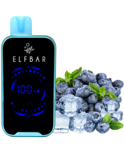Одноразка ELF BAR FS 18000 затяжок "Blueberry Ice" зі смаком чорниця лід