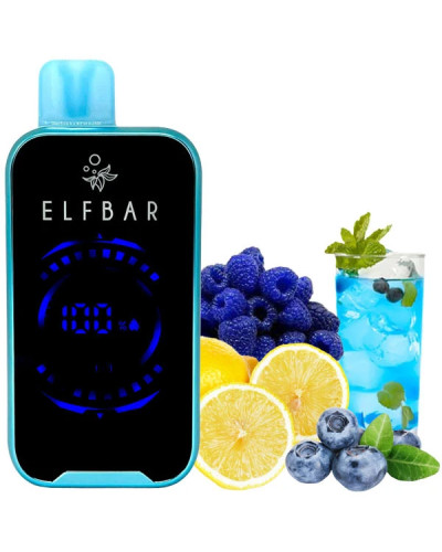 Одноразка ELF BAR FS 18000 затяжек "Blueberry Razz Lemon" со вкусом черника лимонад