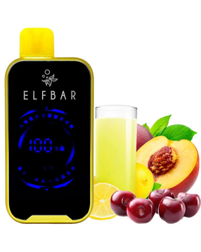 Одноразка ELF BAR FS 18000 затяжок "Cherry Peach Lemonade" зі смаком вишня персик лимонад